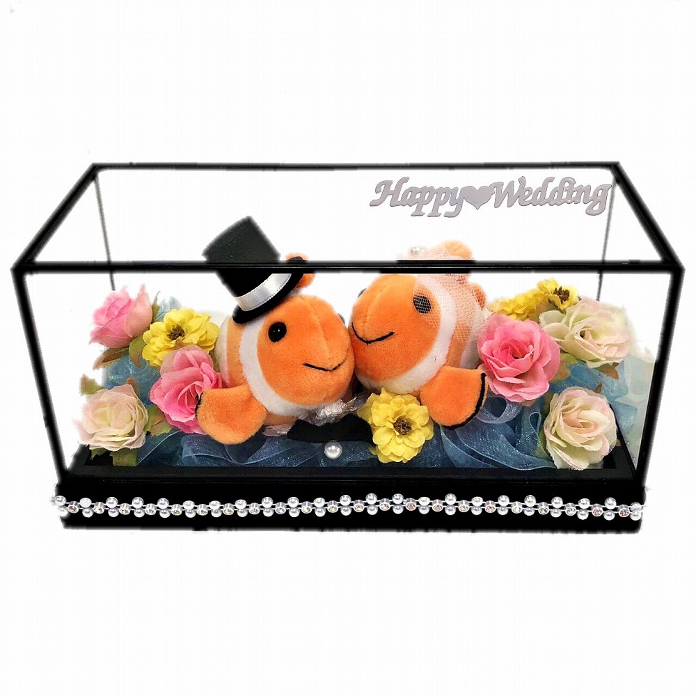 ウェルカムドール 結婚式ぬいぐるみ カクレクマノミ 熱帯魚 ウェディングドール ニモ 高砂 受付 ドリンクスペース フォトブース 魚 人形 ウェディングドール ウェルカムドール 結婚式 ぬいぐるみ 高砂 受付 ドリンクスペース フォトブース 熱帯魚 魚 ニモ ギフト