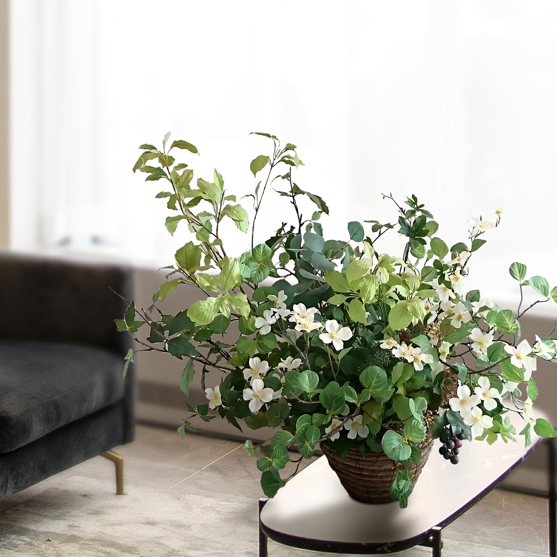 楽天市場】【華シリーズ】造花 松 椿 ネコ柳 モクレン フラワー