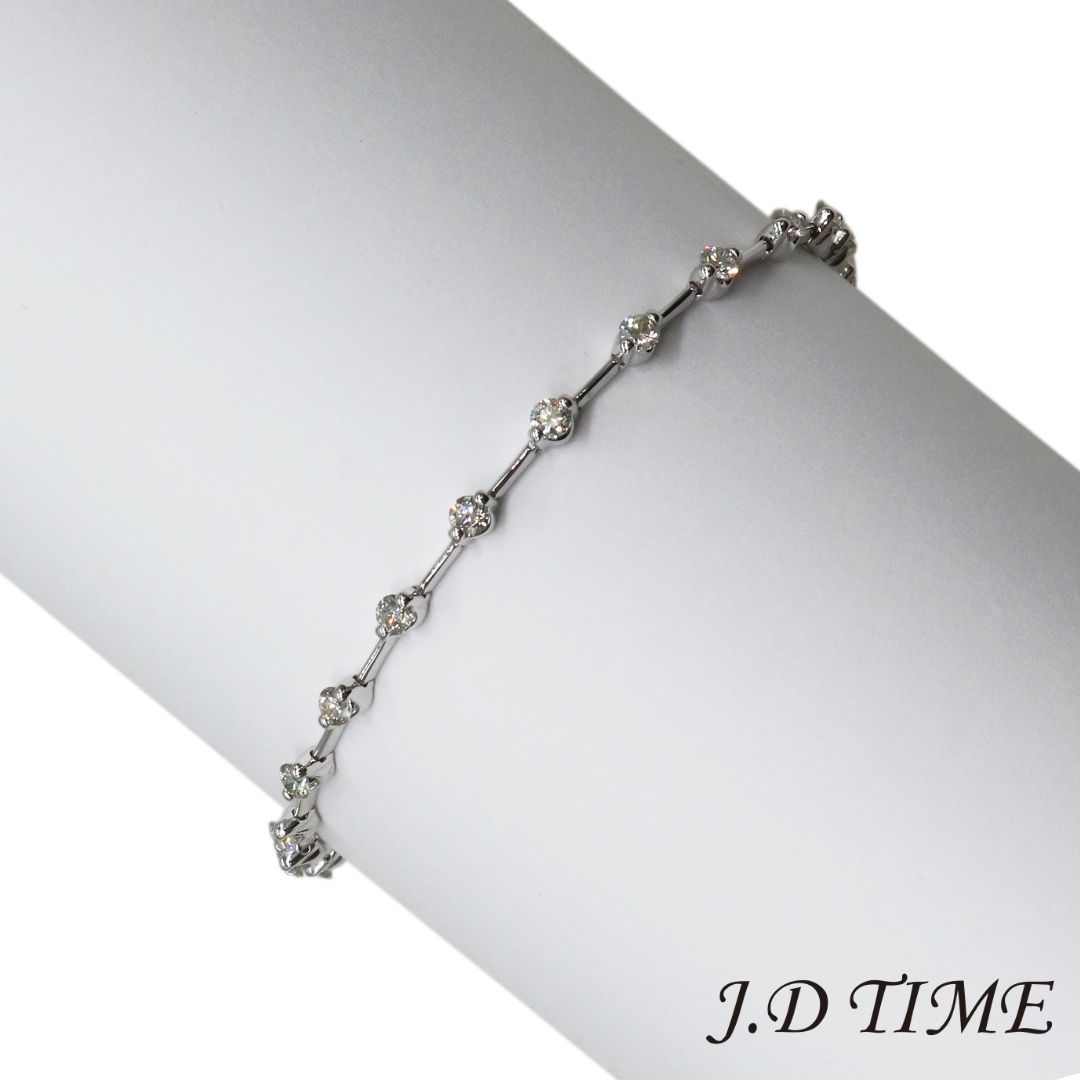 楽天市場】【jv405】ダイヤモンド ブレスレット/2ct/Pt850 プラチナ