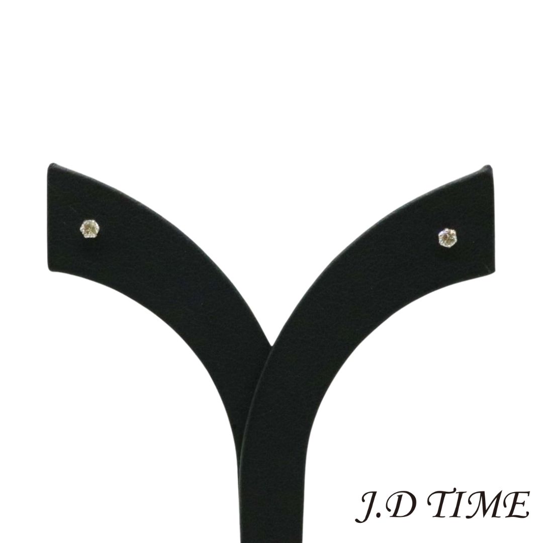 PT ダイヤモンド1粒ピアス D0.10ct ユニセックス【新品】