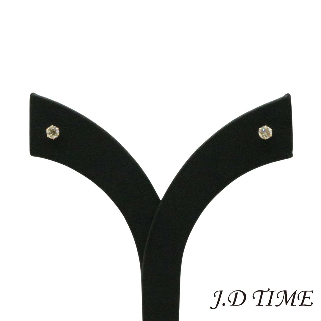K18YG ダイヤモンド1粒ピアスD0.20ct 【新品】｜JD　TIME