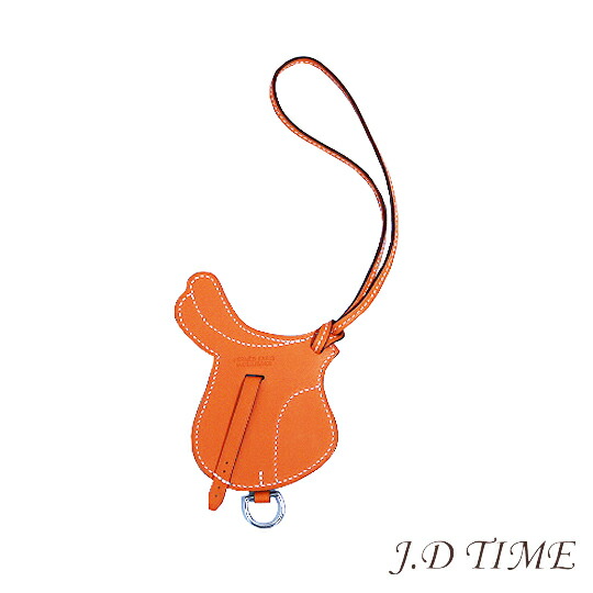 エルメス　パドック　フロット　チャーム HERMES エルメス パドックフロットチャーム ナチュラル/ブルー