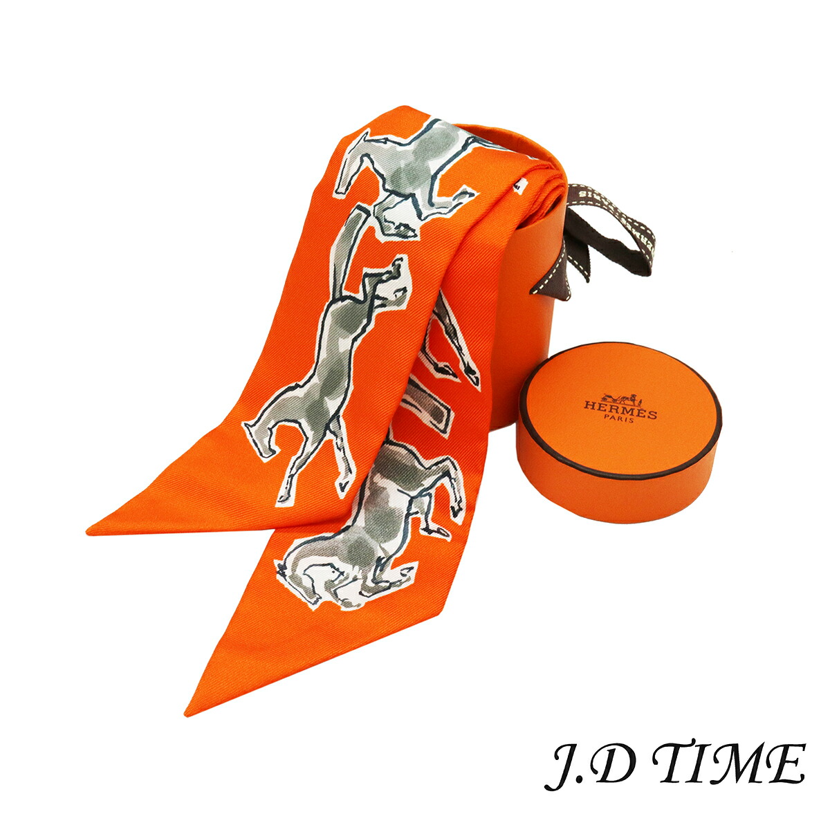 楽天市場】【セール限定価格】HERMES【エルメス】ツイリー 自由の馬