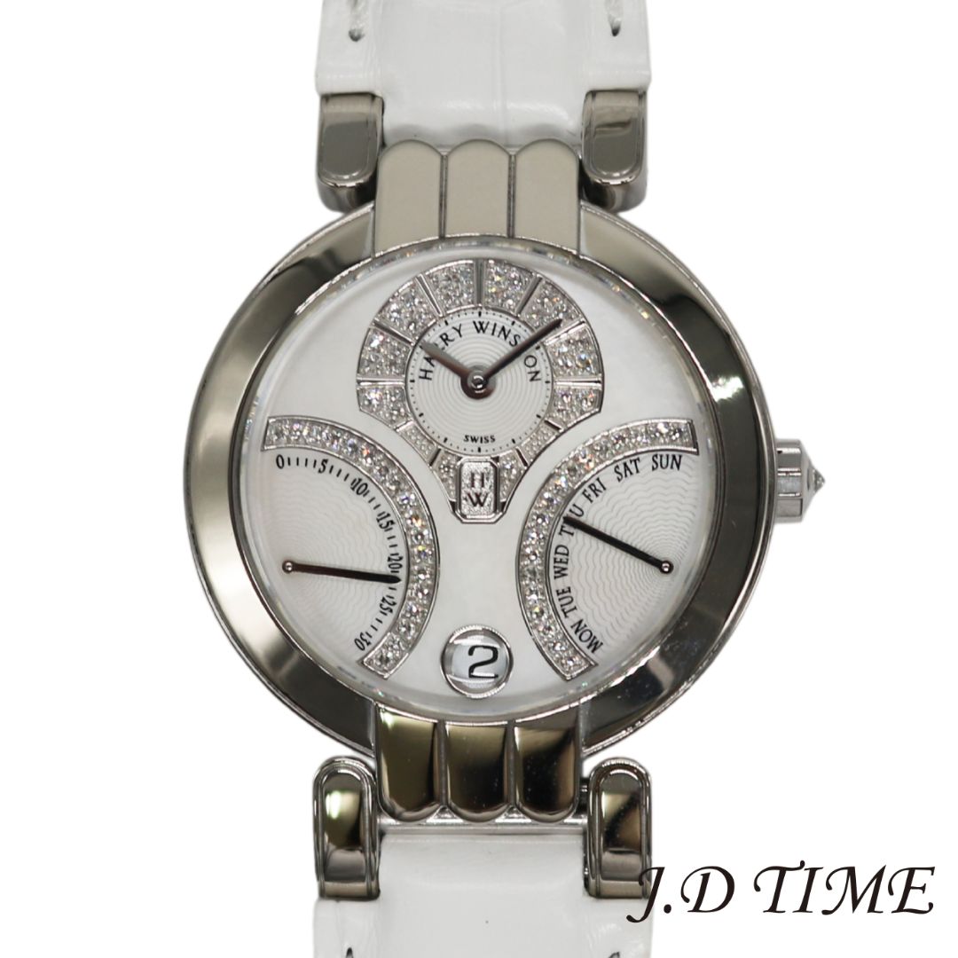 HARRY WINSTON【ハリーウィンストン】 プルミエール 200-UABI34W ホワイトシェル文字盤　WG レディース【USED】