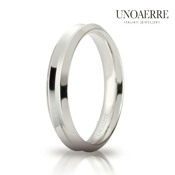 【百貨店SALE】 UNOAERRE ウノアエレ CORONA 一緒になる指環 マリッジリング K18WG 白いことゴールド 地金のみ 4粍 一緒になる輪っか 金剛石 18金 華燭の典 40AJC278W 有りの実輪っか