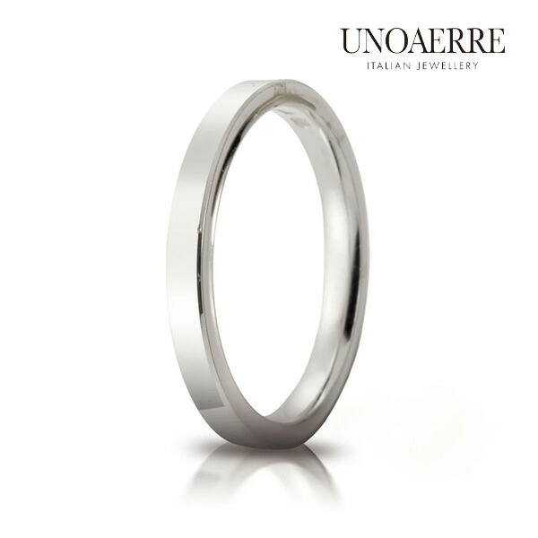 【百貨店SALE】 UNOAERRE ウノアエレ 一緒になる指環 マリッジリング K18WG 白いことゴールド 地金のみ CERCHI DI LUCE 2.5粍 一緒になる輪っか 18金 華燭の典 25AJC2W 有りの実輪っか