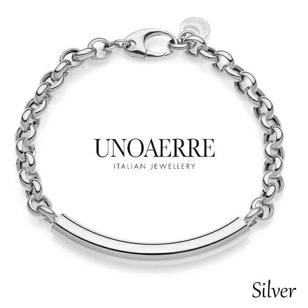 【匿名配送】UNOAERRE ウノアエレ 　シルバーチェーンブレスレット　９２５ 楽天市場】ウノアエレ【UNOAERRE】ブレスレット シルバー 20cm