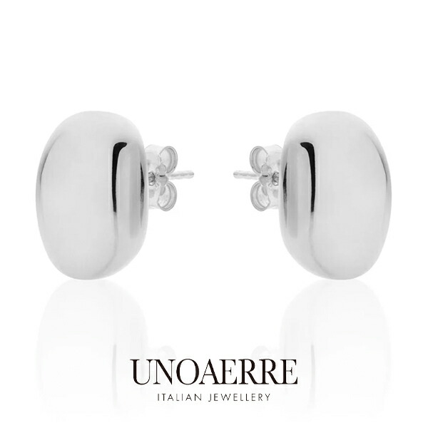 【期間限定ポイント10倍】 ウノアエレ【UNOAERRE】ピアス シルバー 925 デザインピアス (小) SILVER スタッド レディース メンズ ギフト イタリア ホワイトデー