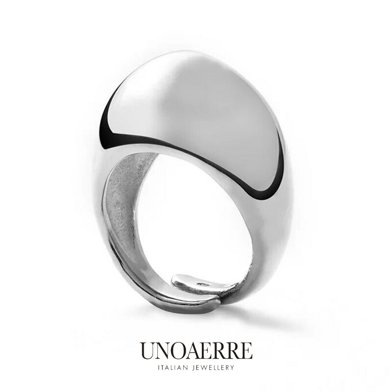 【期間限定ポイント10倍】 ウノアエレ【UNOAERRE】リング シルバー 925 指輪 ボリュームリング 12号 15号 SILVER デザイン レディース メンズ ギフト イタリア
