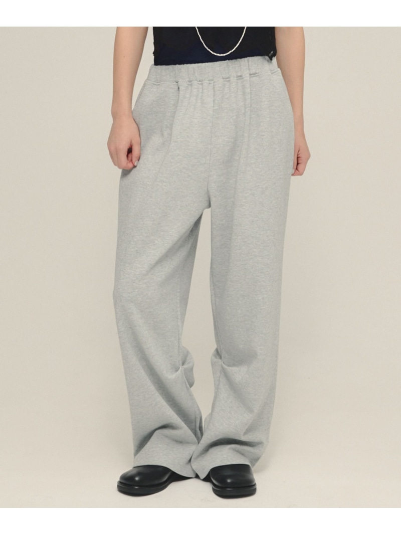 【SALE／30%OFF】Wide Silhouette Sweat Pants eL ジーナシス パンツ ジャージ・スウェットパンツ グレー ブラック【RBA_E】【送料無料】[ Fashion]
