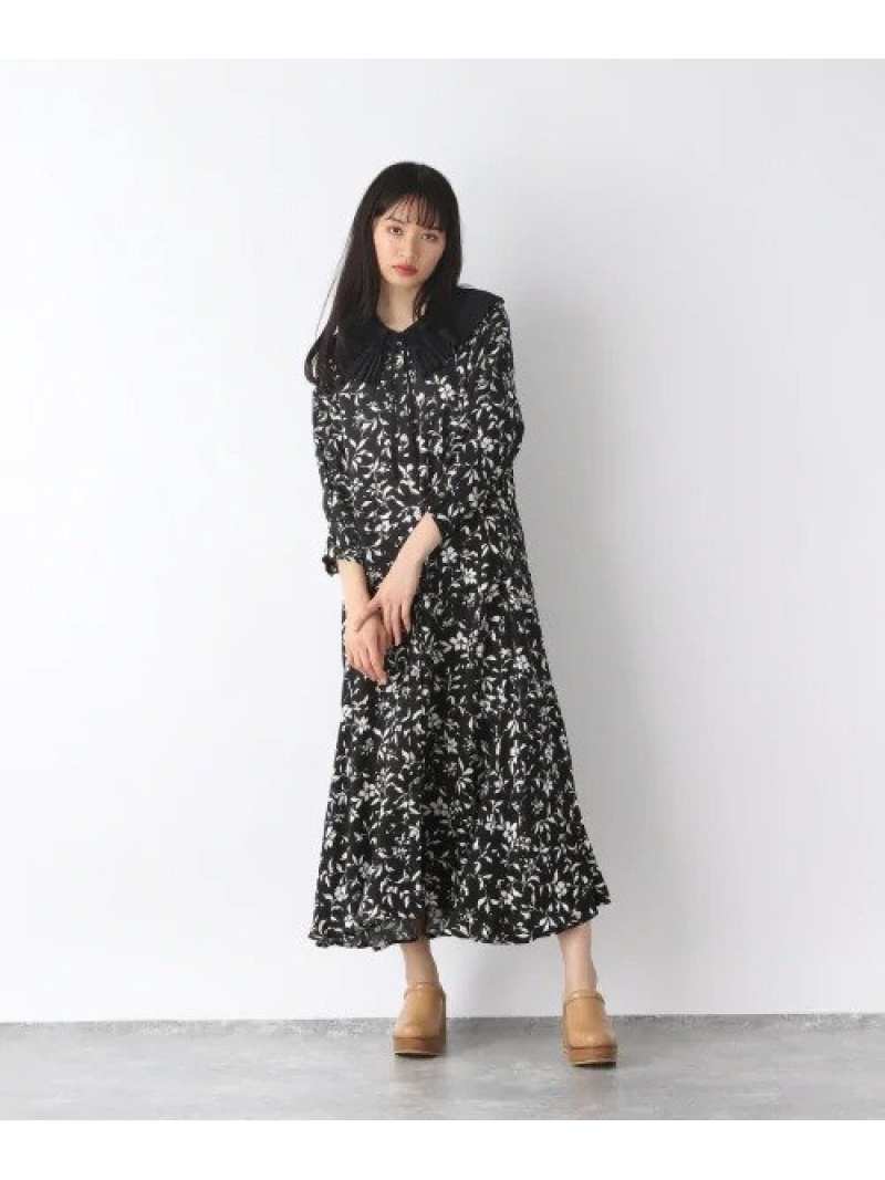 楽天市場 Sale 32 Off ハナガラカラー2ウェイop Jeanasis ジーナシス ワンピース 5ー9分袖ワンピース ブラック ホワイト Rba E 送料無料 Rakuten Fashion Jeanasis ジーナシス