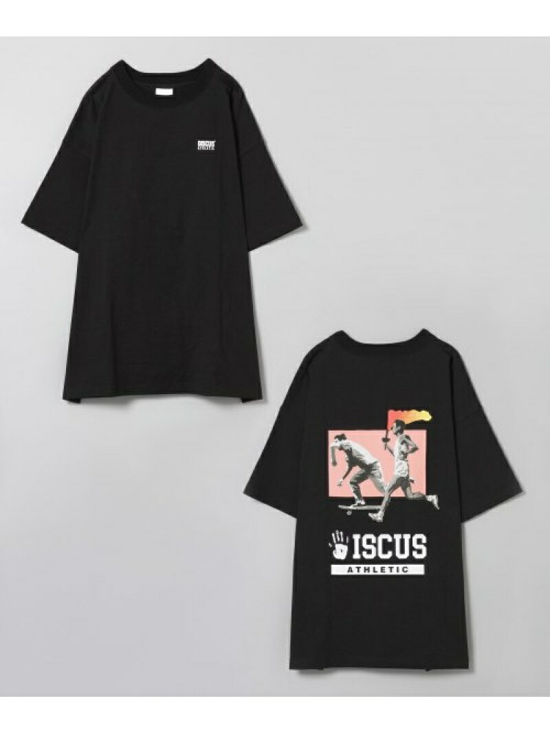 楽天市場 Rakuten Fashion Js Dcコラボtee Discus Athletic ジーナシス カットソー Tシャツ ブラック ホワイト 送料無料 Jeanasis ジーナシス