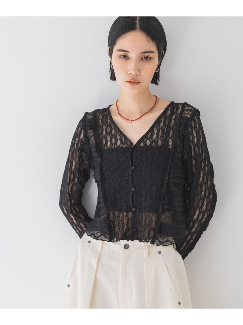 楽天市場】【SALE／30%OFF】レースパターンドロストプルオーバー
