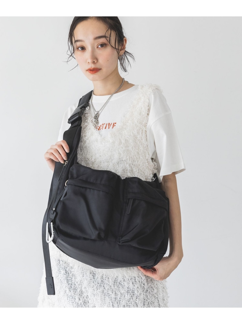 ナイロンベルトボディBAG JEANASIS ジーナシス バッグ ショルダーバッグ カーキ ホワイト ブラック レッド  ベージュ【送料無料】[Rakuten Fashion]