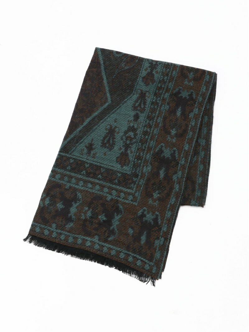 楽天市場 Rakuten Fashion Sale 40 Off ジャガードストール Jeanasis ジーナシス ファッショングッズ ストール グリーン ブラウン レッド Rba E Jeanasis ジーナシス