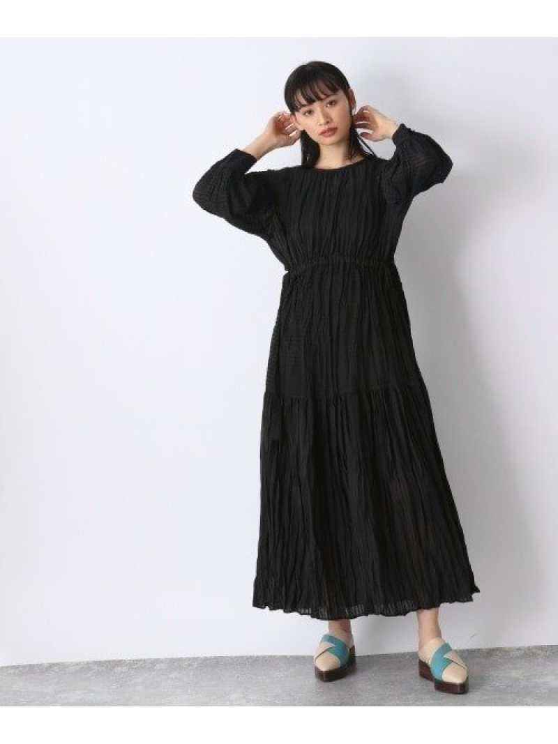 上質で快適 ワッシャードロストロングop Jeanasis ジーナシス ワンピース 長袖ワンピース ブラック ホワイト Rakuten Fashion 数量は多 Www Sunbirdsacco Com