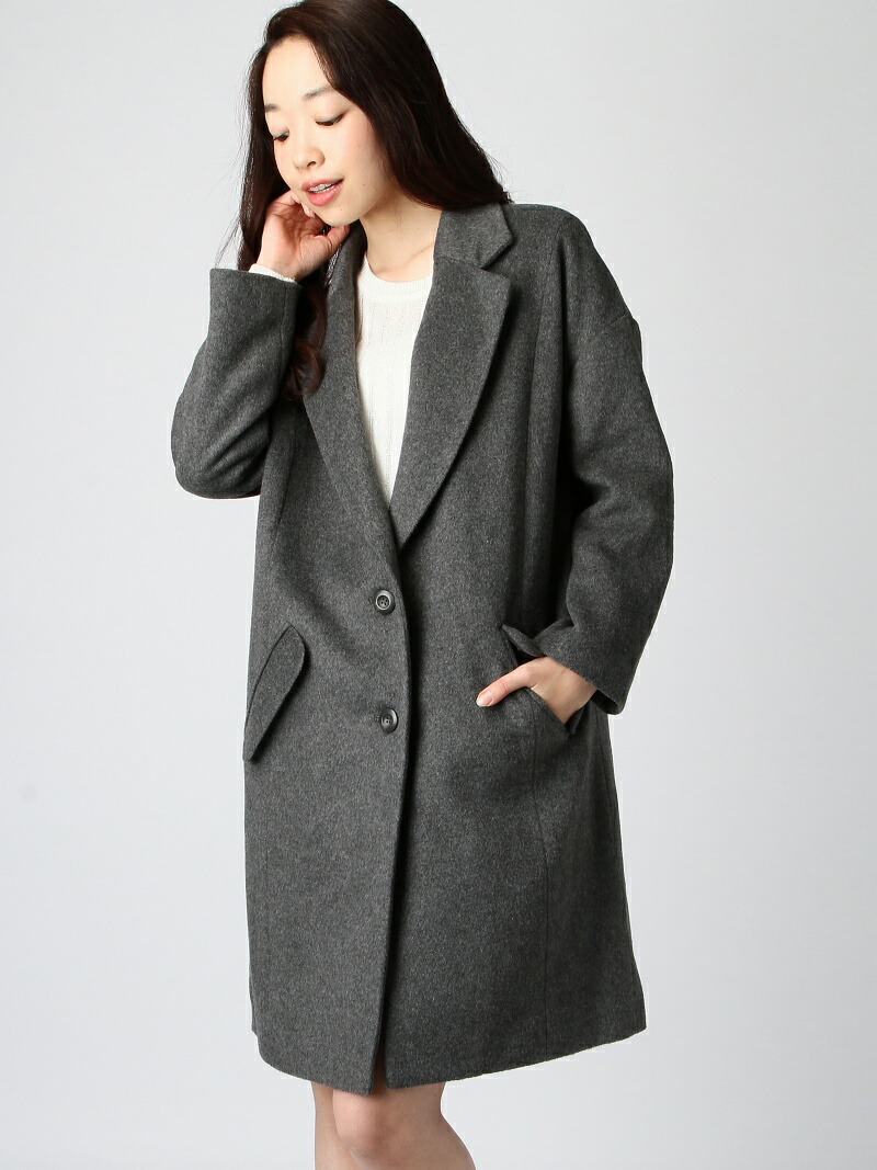 楽天市場 Rakuten Fashion Sale 23 Off Bigチェスターcoat Jeanasis ジーナシス コート ジャケット ハーフ コート ブラウン ブラック グレー Rba E 送料無料 Jeanasis ジーナシス