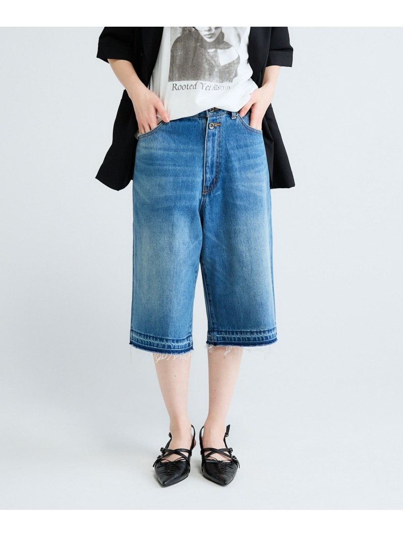 デニムハーフパンツ JEANASIS ジーナシス パンツ ジーンズ・デニムパンツ ブルー【送料無料】[ Fashion]
