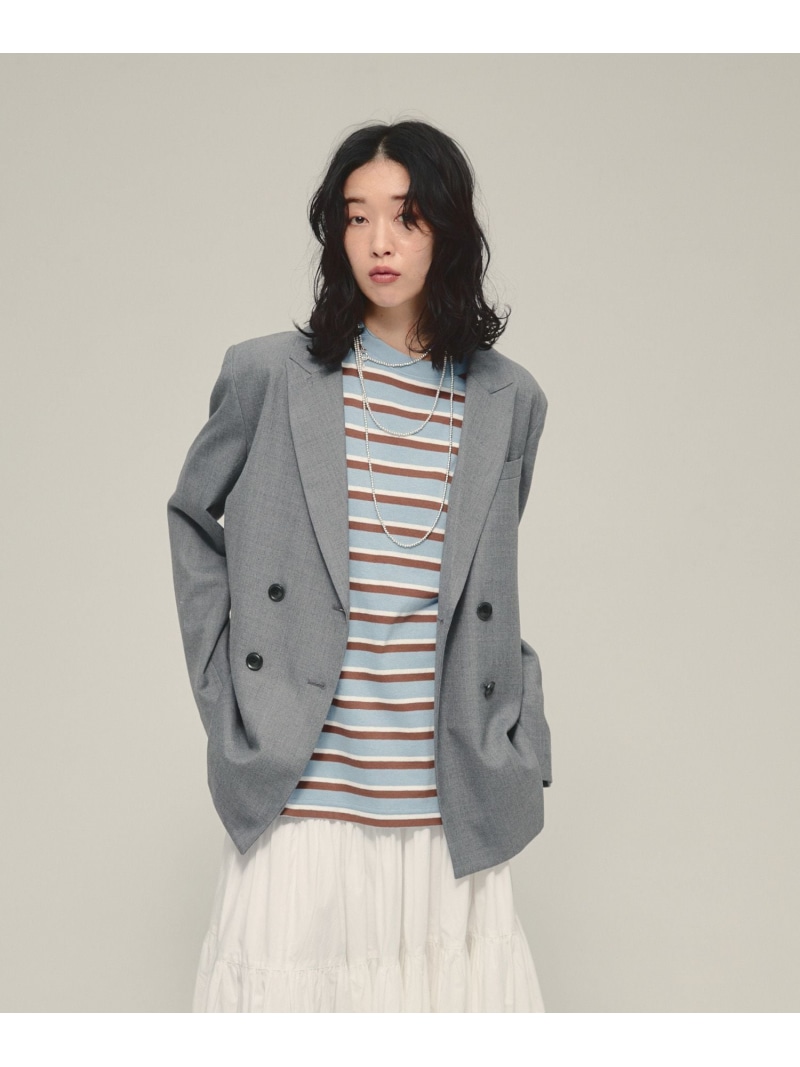Daddy Jacket eL ジーナシス ジャケット・アウター テーラードジャケット・ブレザー ブラック グレー【送料無料】[ Fashion] 20,625円