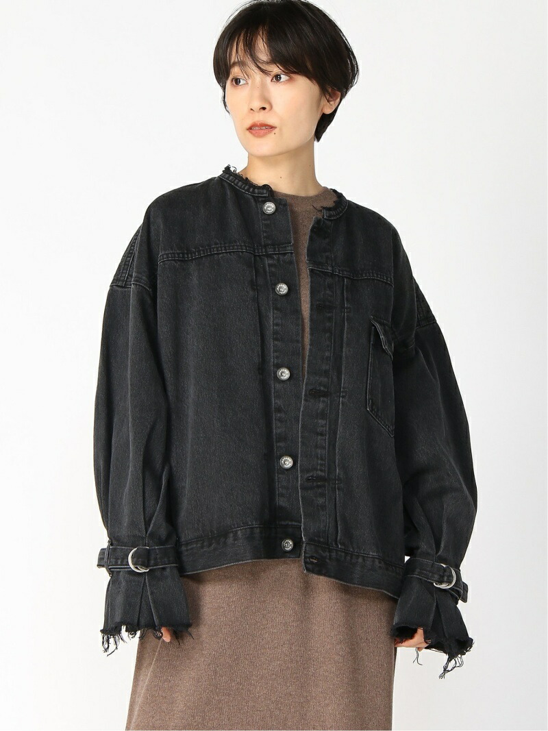 楽天市場 Rakuten Fashion Sale 44 Off ノーカラーgジャン Jeanasis ジーナシス コート ジャケット デニムジャケット グレー ブルー Rba E 送料無料 Jeanasis ジーナシス