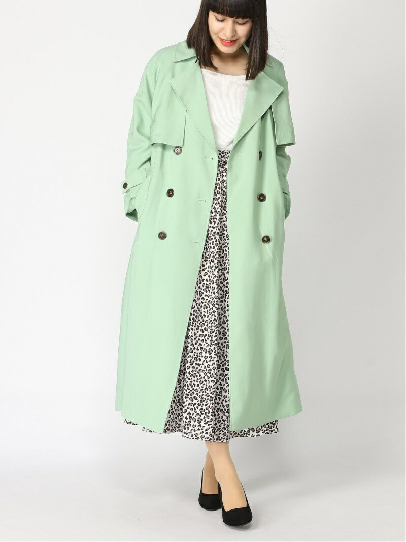 楽天市場 2ウェイユルトレンチ Jeanasis ジーナシス コート ジャケット トレンチコート グリーン ベージュ 送料無料 Rakuten Fashion Jeanasis ジーナシス