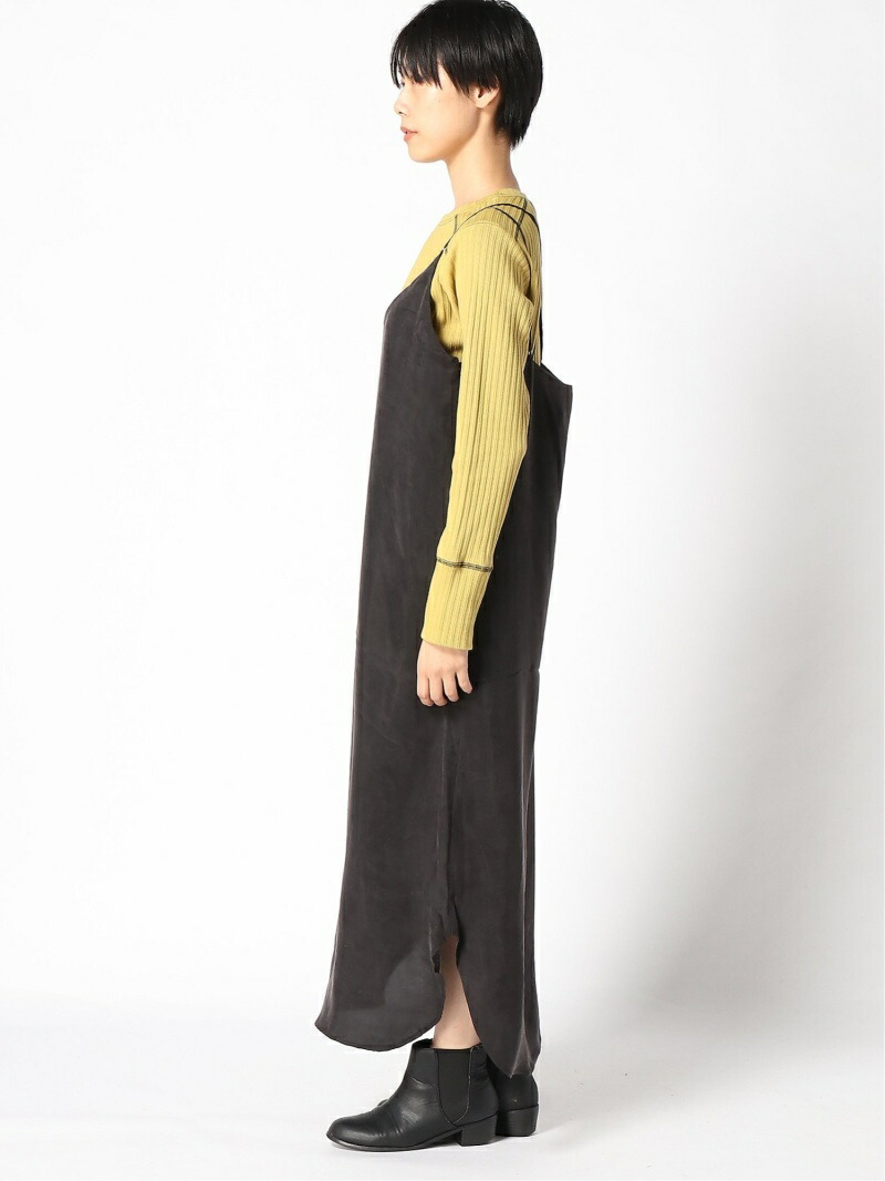 無条件 特別価格 ジーナシス メッシュワンピース ロング キャミソール付き お洒落無限大 News Mcw Sa