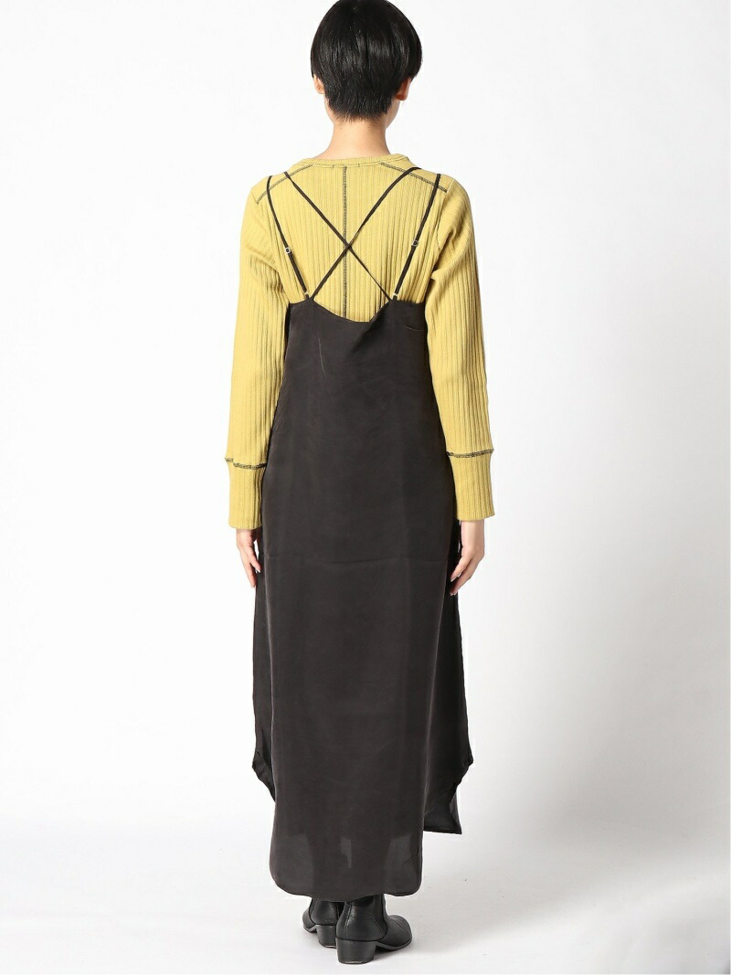 無条件 特別価格 ジーナシス メッシュワンピース ロング キャミソール付き お洒落無限大 News Mcw Sa