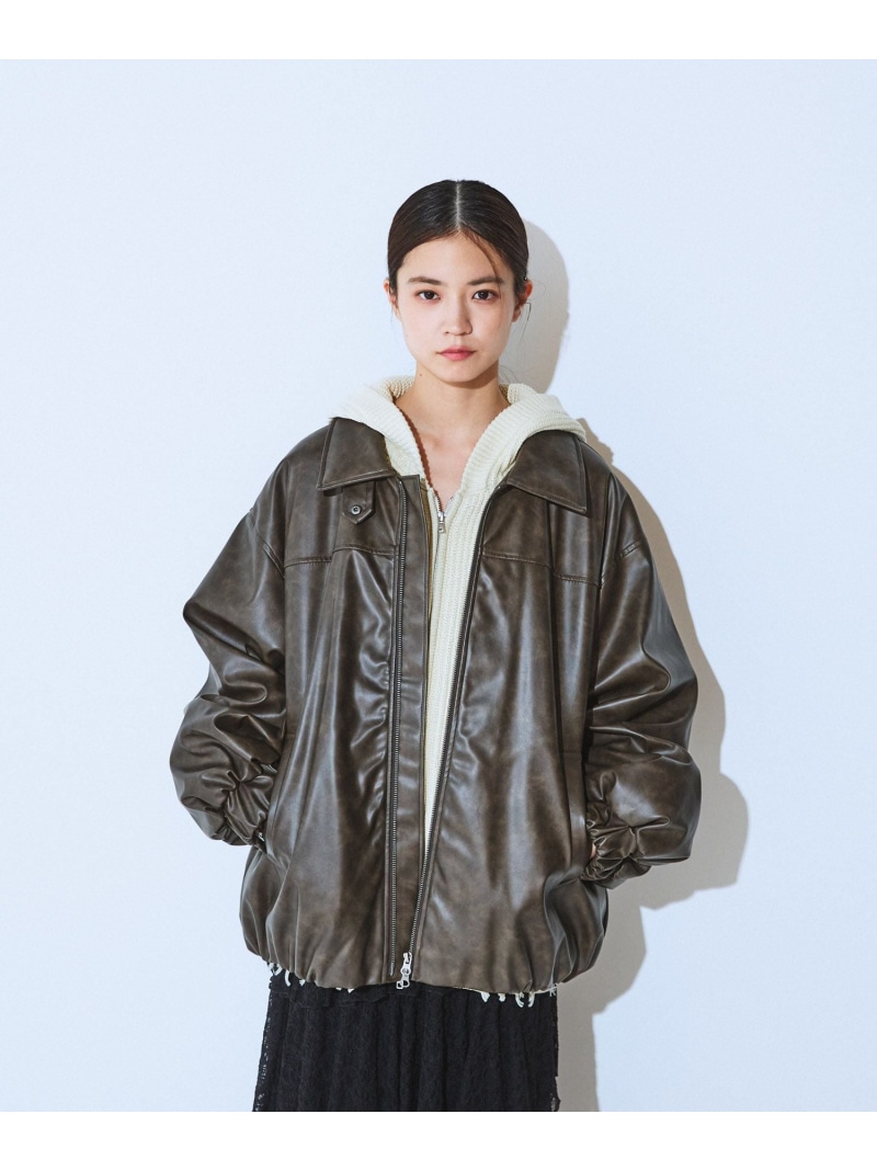 楽天市場】【SALE／11%OFF】レザーライダースJK JEANASIS ジーナシス