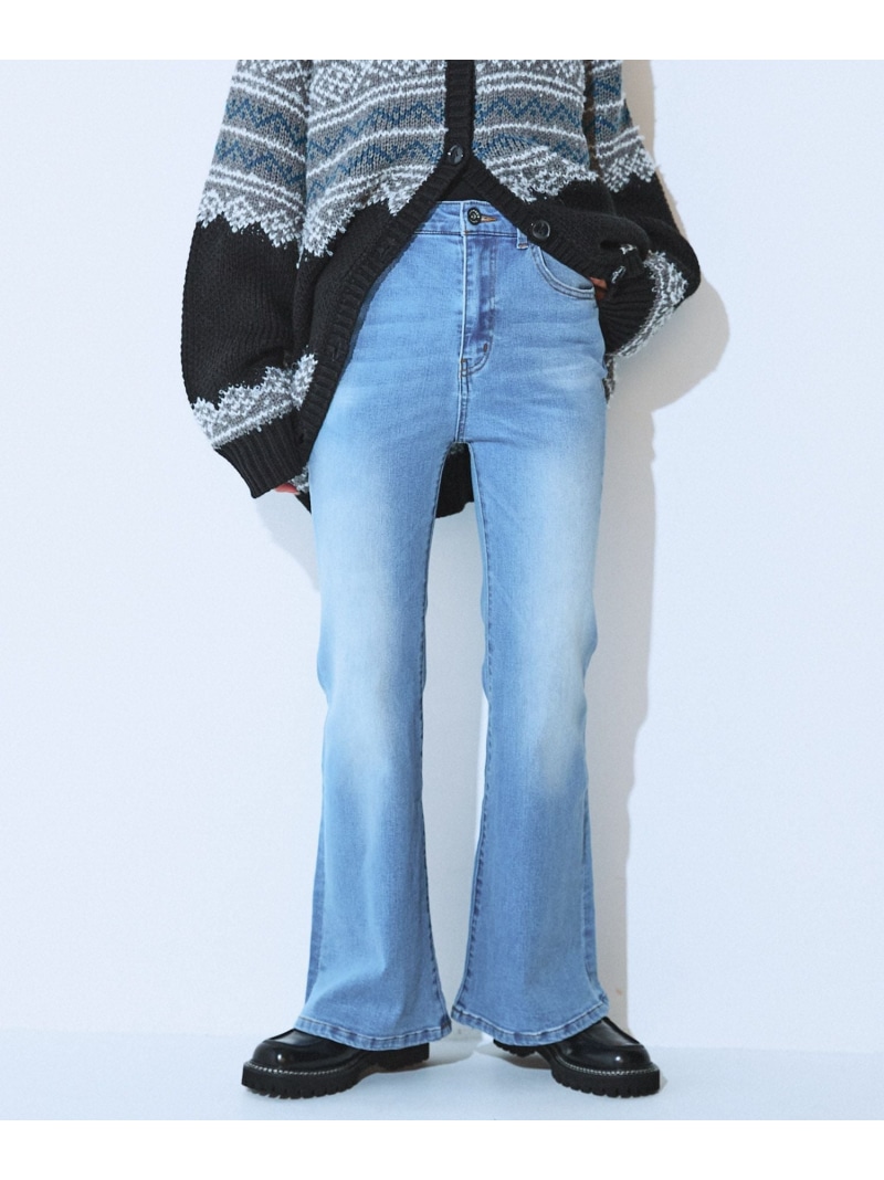 楽天市場】【SALE／42%OFF】(W)HWシルキーフレアデニムP JEANASIS