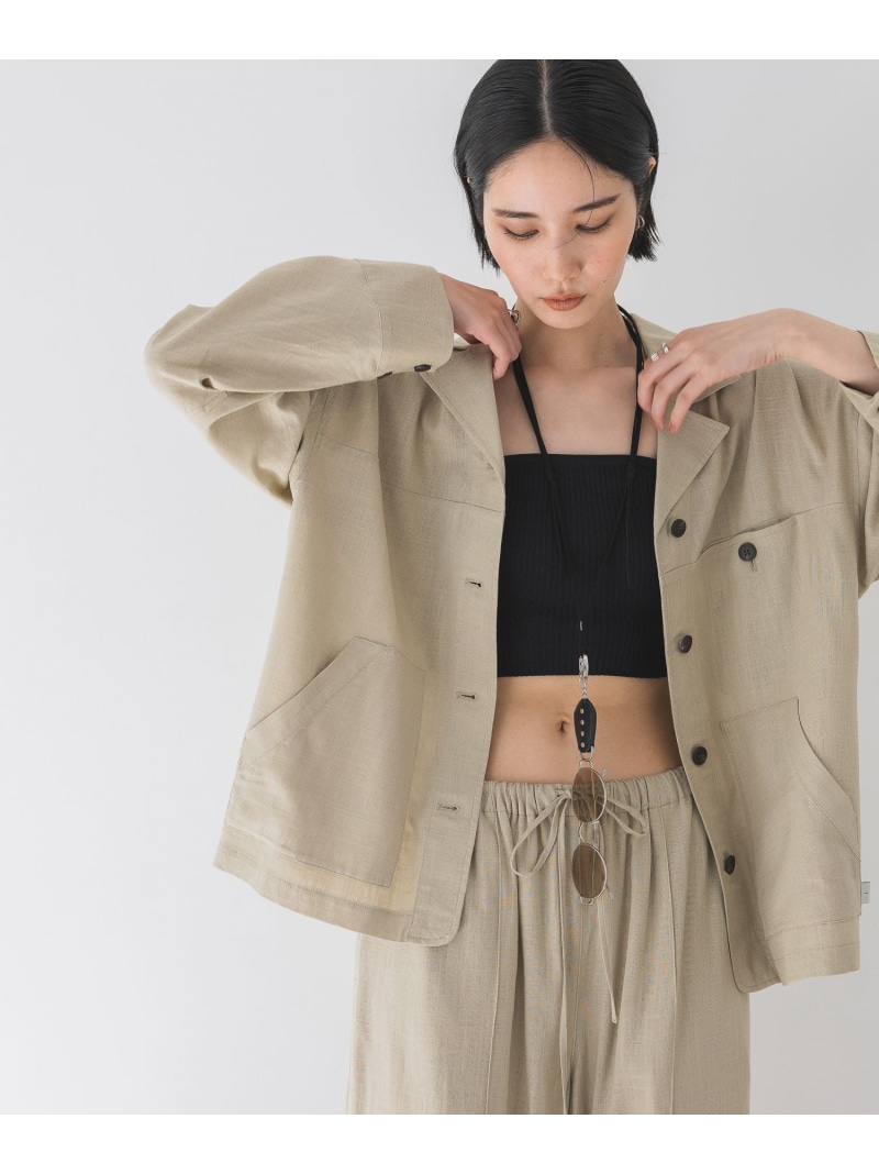 楽天市場】【SALE／60%OFF】リネンCPOジャケット JEANASIS