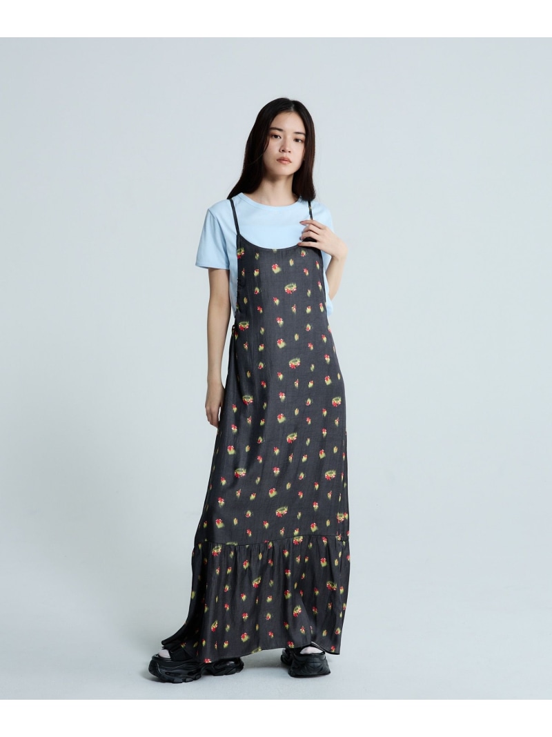 アソートサテンキャミドレス JEANASIS ジーナシス ワンピース・ドレス ワンピース ブラック ホワイト ブルー【送料無料】[ Fashion]