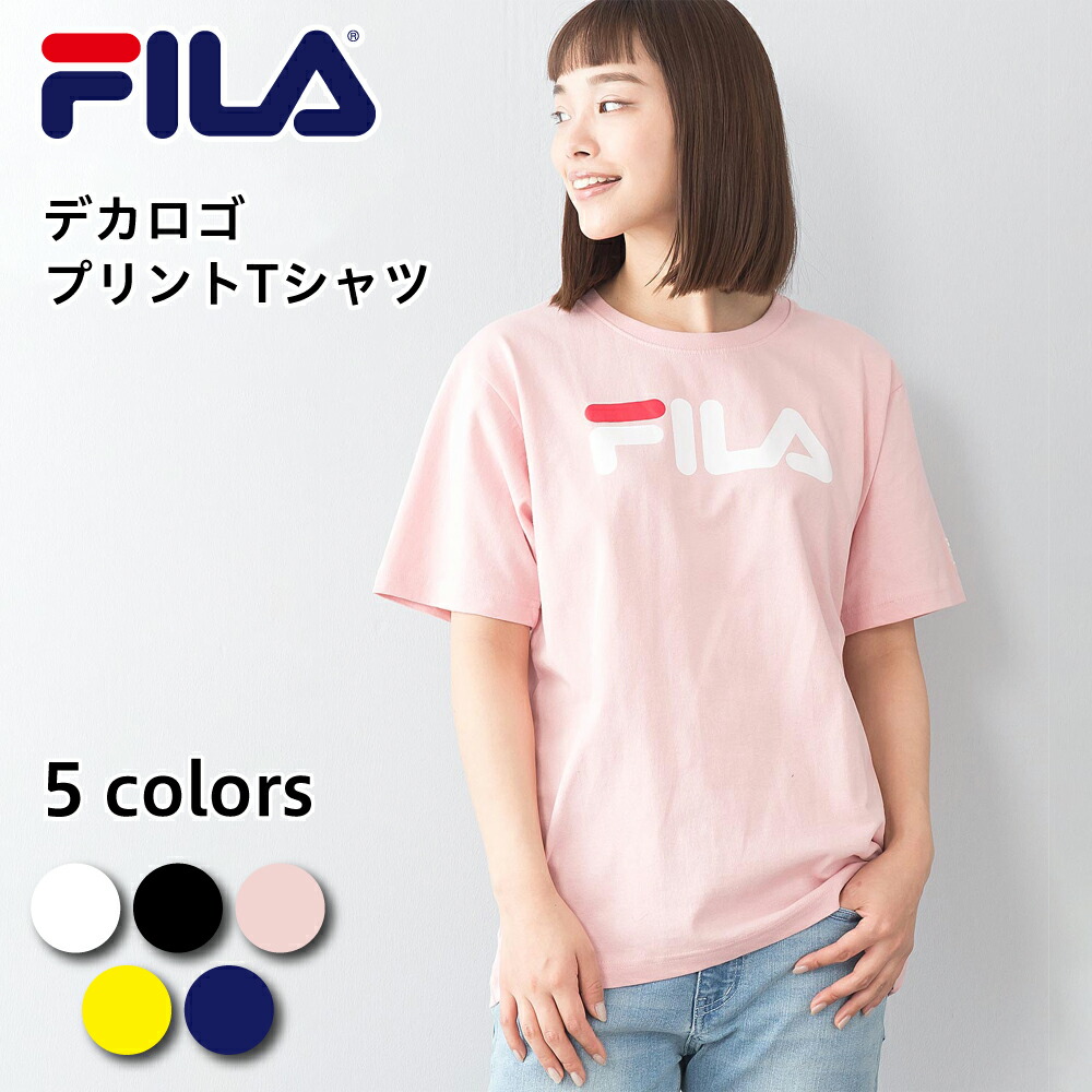 楽天市場 フィラ Fila バックプリントtシャツ Fh7714 半袖 ビッグシルエット ビッグt ブランド トップス シンプル おしゃれ 人気 レディース 女性 ストリート スポーツ ドロップショルダー ブラック 黒 ホワイト 白 バックプリント ジーンズメイト 楽天市場店