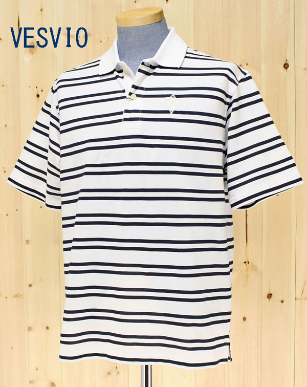 VESVIO ベスビオ 半袖プルオーバー 121622306 ベスビオ メンズプルオーバー 成人男性プルオーバー  マドラス照合のしるし 半袖プルオーバー 間借り人