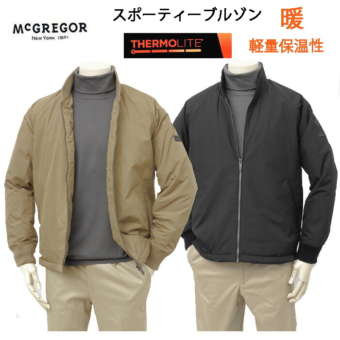 McGREGOR マグレガー メンズ 111135602 中綿ジャンアー ショートブルゾン ジャケット 暖 サーモライト スポーティー ブルゾンブルゾン 防寒ジャケット 25,054円
