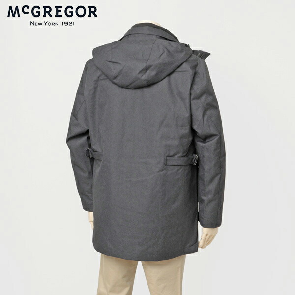 McGREGOR(マクレガー)メンズ3WAYライナーダウンジャケットDIAPLEX素材1111226016つの多機能仕様ジャケットブルゾン撥水38)CHACOALチャコール2022年モデル