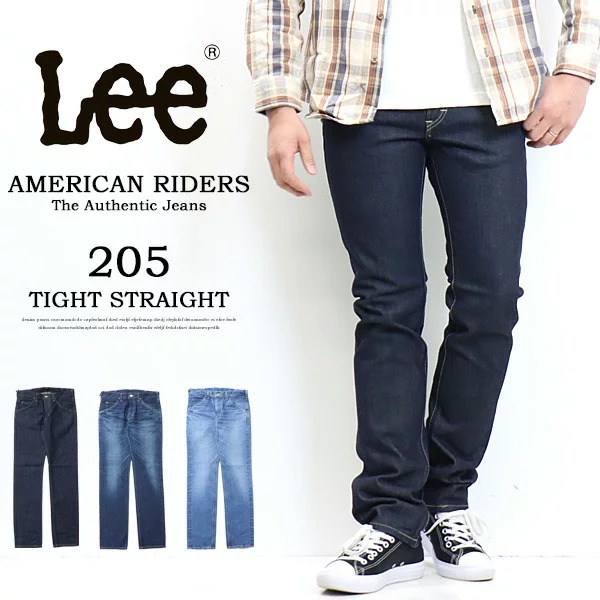 Lee リー AMERICAN RIDERS アメリカンライダース 205 タイトストレート LM8205 日本製 デニム ジーンズ パンツ メンズ 送料無料｜ジーンズ専門店レックス 13,090円