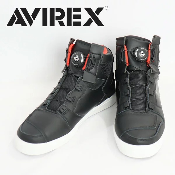AVIREX(アビレックス) バイカーシューズ レッド/ブラック 26cm/未使 楽天市場】【AVIREX】 AV2278 DICTATOR MC ライダースシューズ
