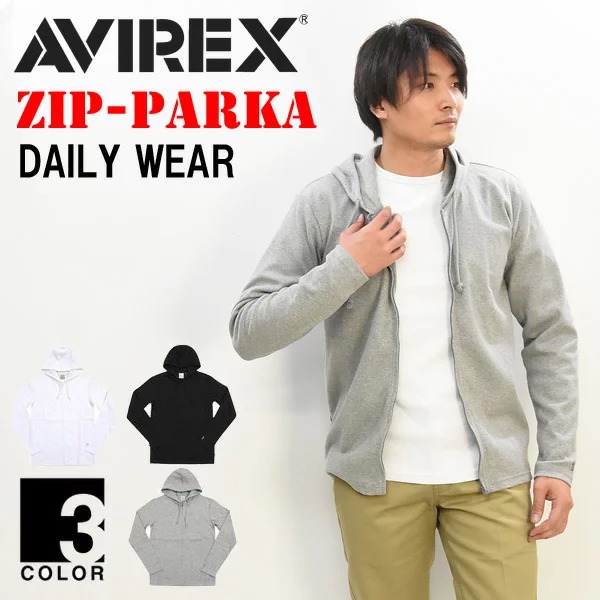 楽天市場】【ポイント10倍・送料無料】AVIREX アビレックス 長袖 リブ