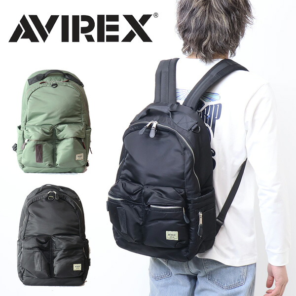 AVIREX アヴィレックス フライト ナイロン バックパック リュック メンズ アビレックス 送料無料 783-4976005 783-4976010｜ジーンズ専門店レックス