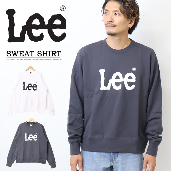 【楽天市場】Lee リー ロゴ刺繍 バックプリント スウェットシャツ 