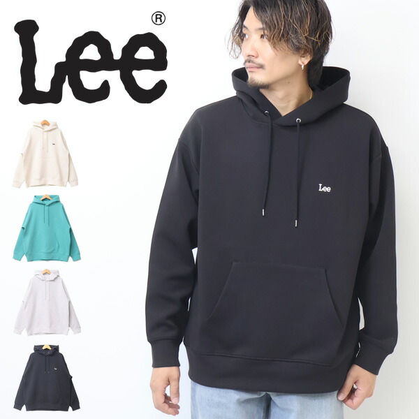 SALE 10%OFF  Lee ロバート・エドワード・リー ダンボール編み物 ミニロゴタイプ刺しゅう プルパーカー フーディー ビッグ影ぼうし フーディ メンズ レディース ユニ一発やる 貨物輸送無料 LT3114