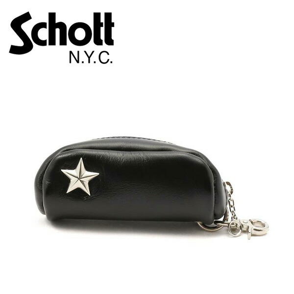 美品！Schott レザーキーケース　コインケース 2-2970003-0.jpg