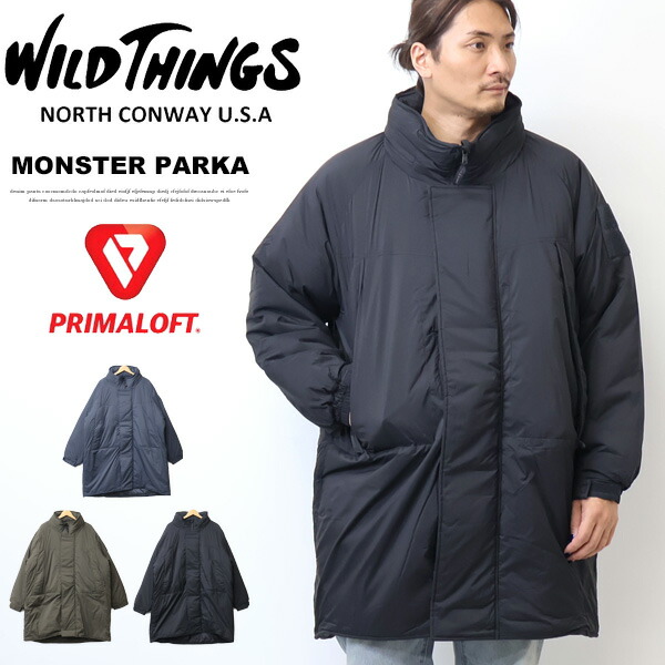 WILD THINGS ワイルドシングス MONSTER PARKA モンスターパーカー アウター メンズ 送料無料 WT252-10-Q4