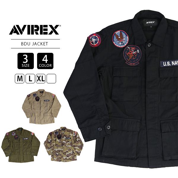 楽天市場】アヴィレックス AVIREX 刺繍 M-43 ミリタリー