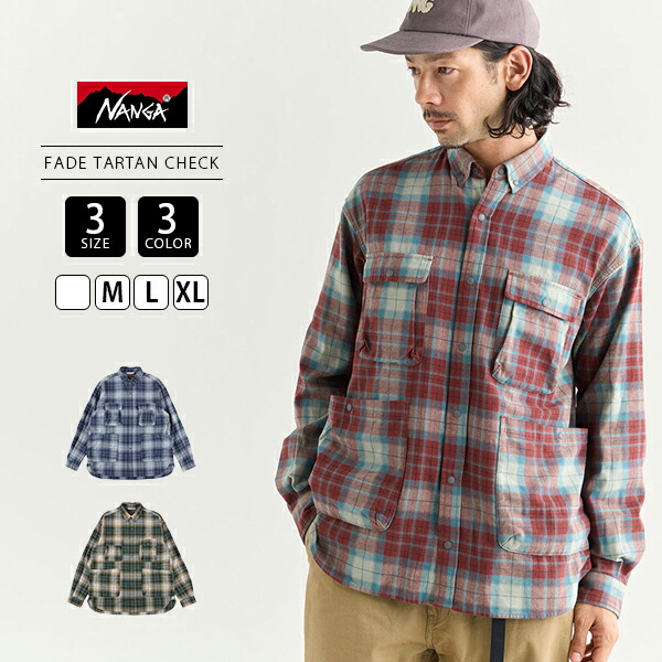 楽天市場】NANGA ナンガ CHECK CAMP SHIRTS チェックキャンプシャツ