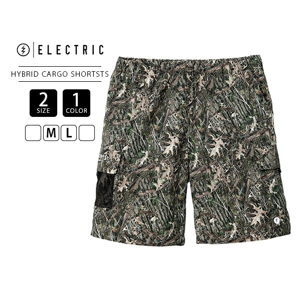 ELECTRIC エレクトリック メンズ ボトムス さる股引き HYBRID CARGO SHORTS カーゴショーツ 二分の一ズボン下 天然木家鴨 酉の方角天然ゴム 撥水 御釣り 室外 E26SP10C 川遊び 海 海岸地帯 旅する お出かけ 夏 夏服 スポーティ 心地よい 表どおり 積極的 役立つこと的 助けになる