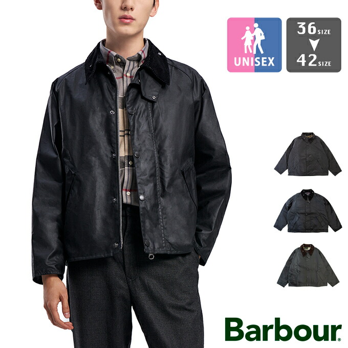 【 Barbour バブアー 】 TRANSPORT トランスポート ワックス コットン ショート 232MWX1678 / 252MWX1678 / Barbour transport バブアー トランスポート オイルジャケット ブルゾン 撥水 2025AW