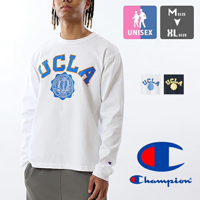楽天市場】【 Champion チャンピオン 】 T1011 カレッジロゴ プリント 
