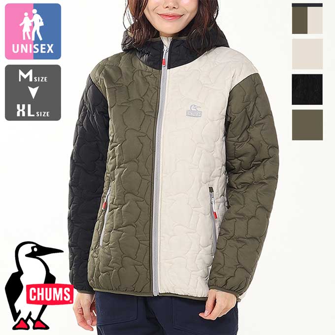 【 CHUMS チャムス 】 Booby Stitch Padded Parka ブービー ステッチ パテッド パーカー CH04-1468 / パーカー アウター キルティング ジャケット 中綿 防寒 秋冬 ユニセックス メンズ レディース 2025AW /