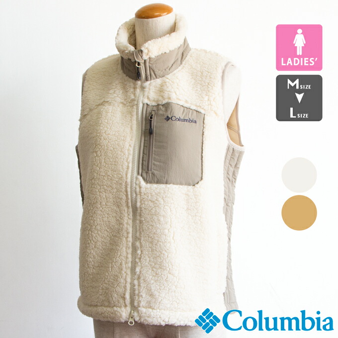 Columbia コロンビア W Archer Ridge III VEST アーチャー リッジ 3 ベスト レディース ボアフリースベスト PL3297 / コロンビア フリース columbia アウター レディース ウィメンズ フリースベスト ボアベスト 秋冬 2024AW 11,396円
